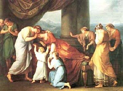 Death of Alcestis, Angelica Kauffmann